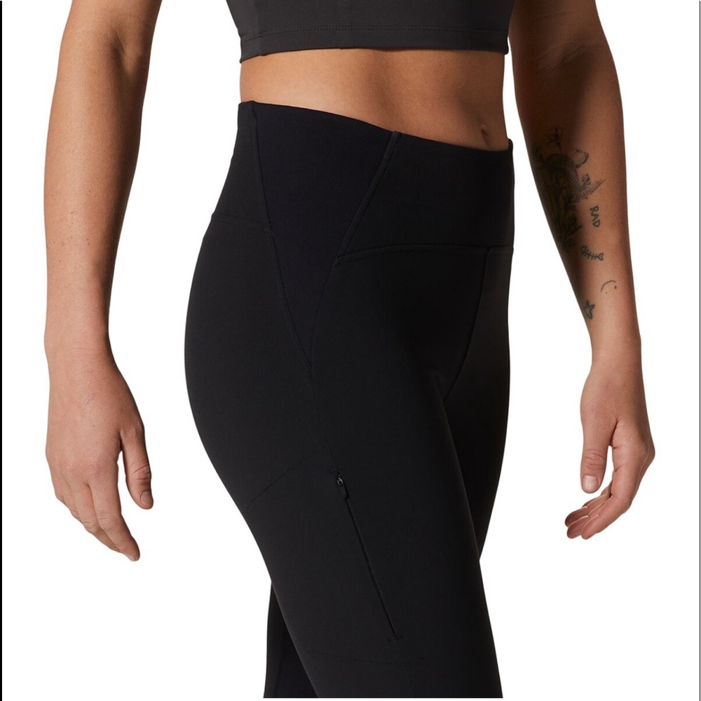 RAINBEAU Bodywear Woman’s Black Stretchy Activewear Leggings Size: Medium - Picture 4 of 14